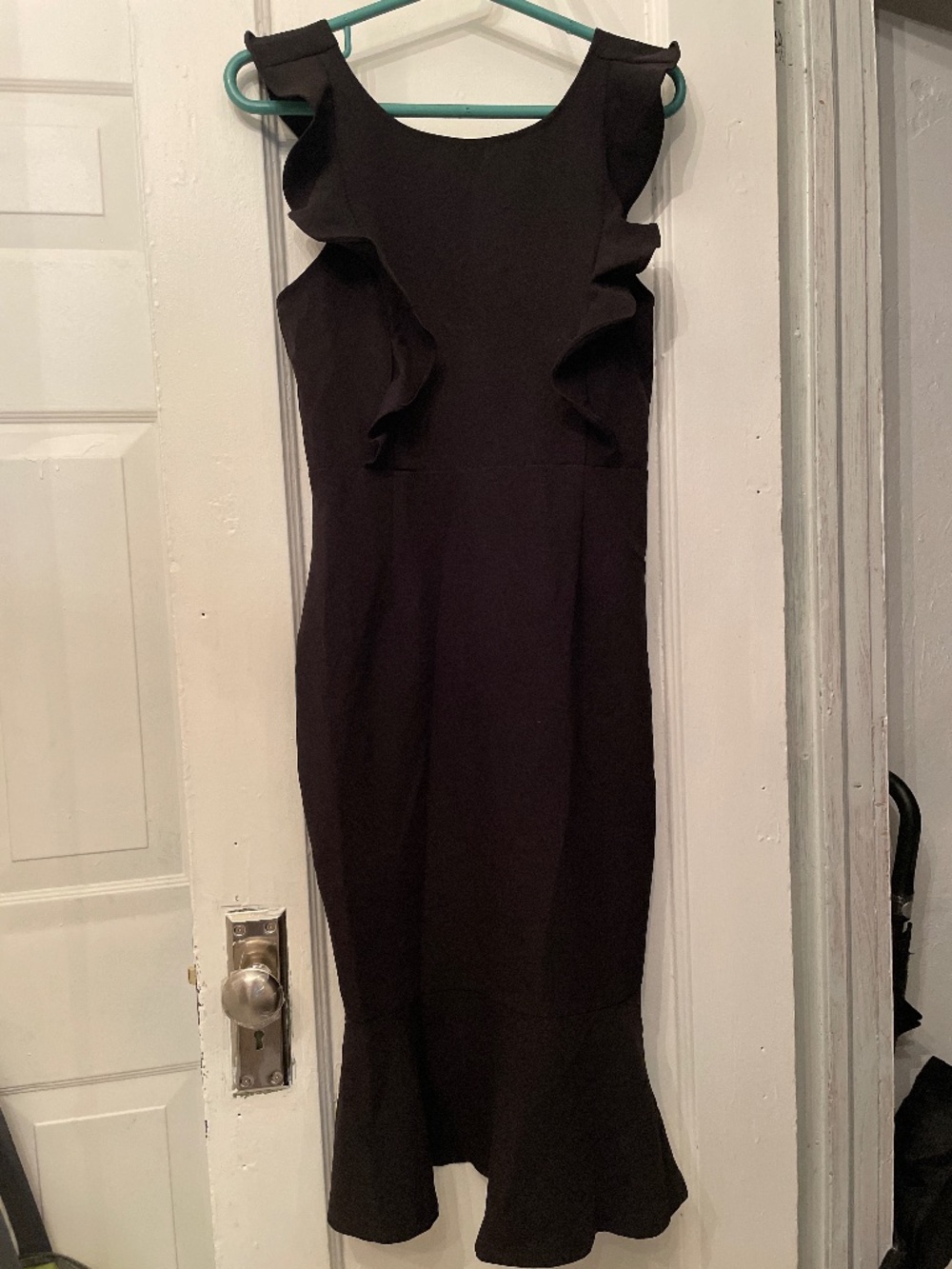 Lulus fluted ruffle dress